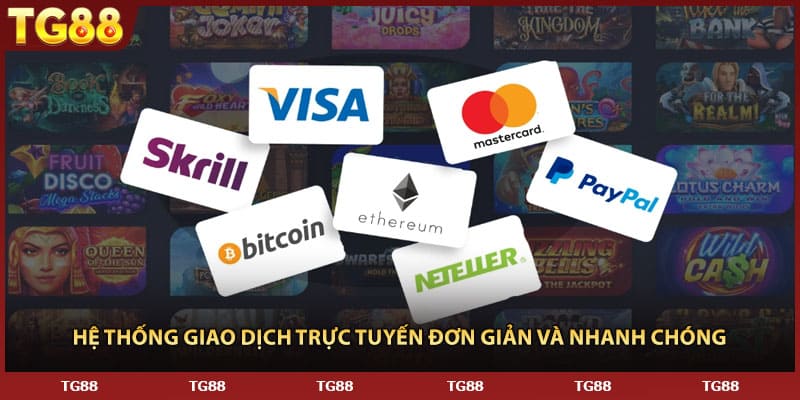 Hệ thống giao dịch trực tuyến đơn giản và nhanh chóng