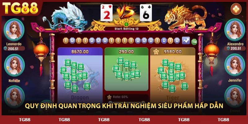Quy định quan trọng khi trải nghiệm siêu phẩm hấp dẫn